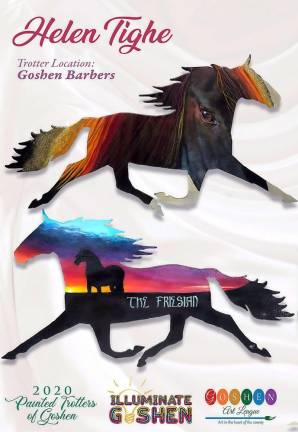 Goshen. Oct. 30 is the last day to bid on painted trotters and historic slates