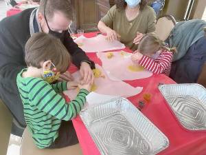 Goshen. Bringing the joy of Purim to faces behind the masks