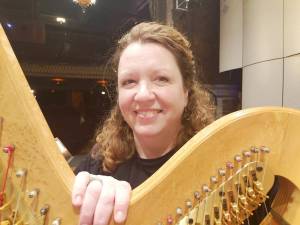 Harpist Frances Duffy