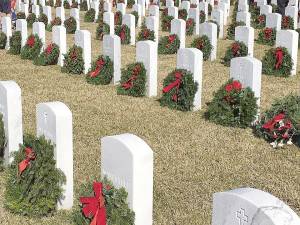 Wreaths Across America delivery with escort parade on Dec. 14