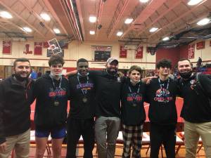 Coach Nick Conetta, Nick Dicurcio, Akil Williams, Coach Ehlers, Tyler Csernai, Michael Franco &amp; Coach Voelker)