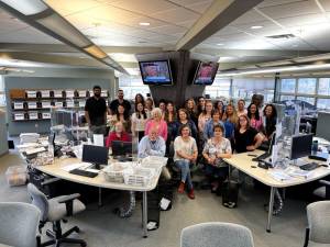 Straus News staff. Photo: Beth Quinn