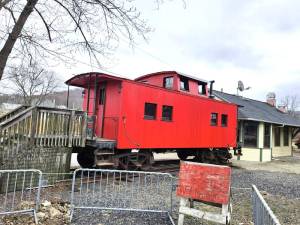 The caboose after renovations.