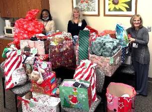 Many of the gifts donated by Garnet Health Medical Center employees to more than 150 kids throughout Orange and Sullivan counties.
