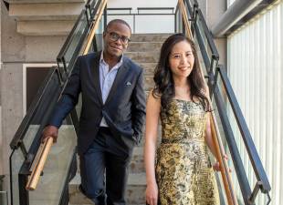 Clarinetist Anthony McGill and pianist Gloria Chien.