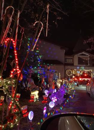Drive through light shows is the saving grace of holiday events this year: pictured here is Watt Christmas Wonderland in Goshen, N.Y. Photo by Hanna Wickes.