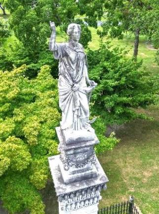 The Battle of Minisink Monument in the Village of Goshen.