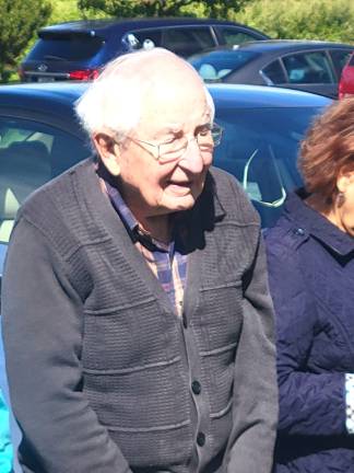 EJ Szulwach was one of three Chester residents honored at a tree dedication ceremony on Sept. 21