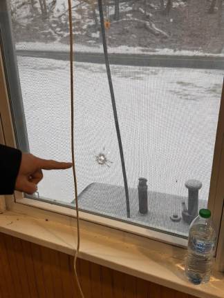 Eastern Pike Regional Police Department investigate Islamic Center shooting.