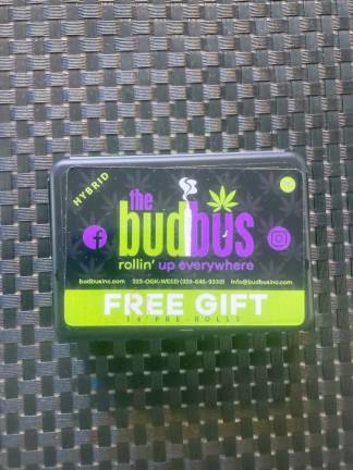 Sellers like the Bud Bus ‘give’ marijuana free to customers who buy other products.