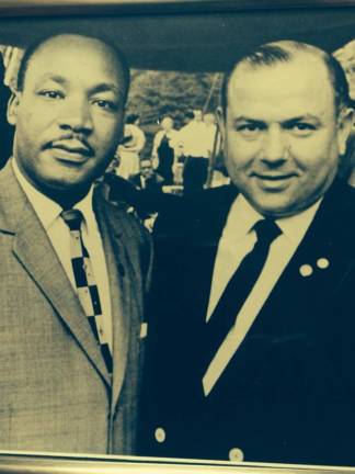 Martin Luther King Jr. and Louis Ostrer (Photo provided)