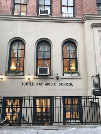 The longtime home of The Turtle Bay Music School at 244 East 52nd Street. The community music school plans to move later this year to a new space at 38th Street and First Avenue. Photo: Douglas Feiden