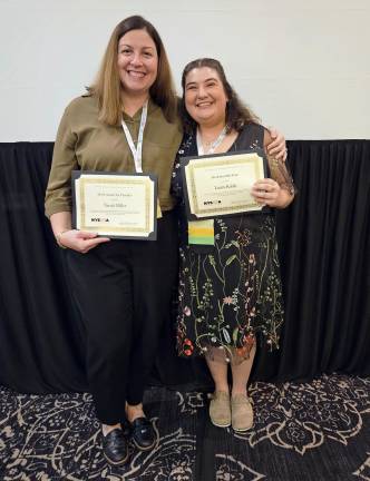 Tarah Miller and Laura Kahle.