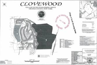 The original draft plan as presented to the Village of South Blooming Grove in 2022.