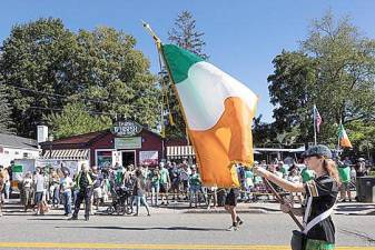 The Irih tri-colors were everywhere to be found last Sunday at the Halfway to St. Patrick’s Day Parade in Greenwood Lake. Photos by Robert G. Breese.
