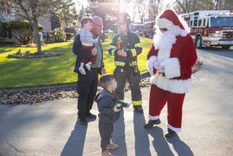 Santa comes to town