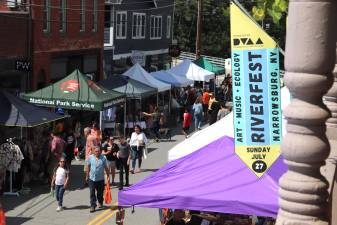Guests enjoy the 2025 DVAA Riverfest. The event returns July 26.