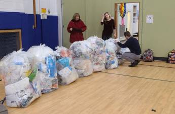 The Chester Elementary School Green Team’s plastic collection is growing!