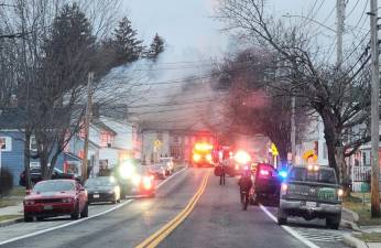 One rescued during Main Street blaze