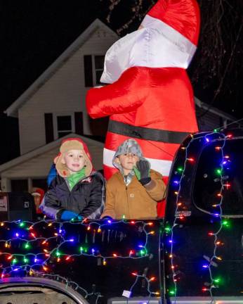 Holiday Light Parade in Chester, NY. Photos by Sammie Finch