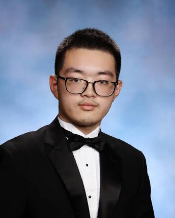 Chester Academy salutatorian Ocean Chen.