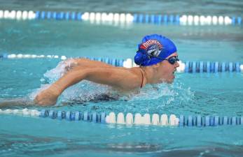 Student-athlete Cecilia Boesch