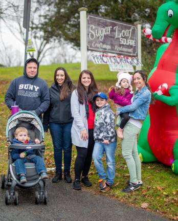 The Mersincavage Family of Sugar Loaf stop by the Holiday Festival to enjoy the holiday festivities.