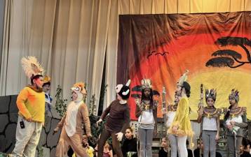 The March 30, 2023 performance of “The Lion King Kids” raised funds for the Lori P. Horaz Fedor Scholarship, an annual award given to a student who best exemplifies vocal music.