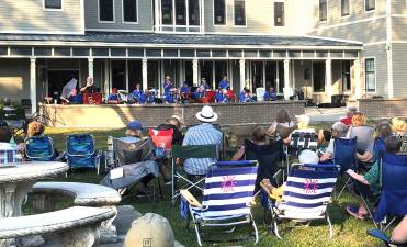 Guests enjoy The Big Band Sound at the Goshen Public Library