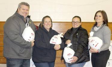 Catholic Charities received a generous donation of 80 turkeys from the Orange County Tavern &amp; Restaurant Association that were distributed to families in need. The turkeys, delivered by association president Tommy O’Toole, his wife Christine O’Toole and association secretary Jen Gillett, were accepted by Kristin Jensen, Chief Advancement Officer, Catholic Charities of Orange, Sullivan and Ulster.