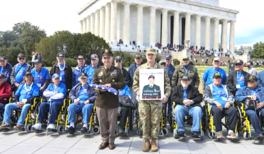 An Honor Flight crew from 2022.