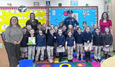 St. John’s kindergarteners got a treat on March 18.