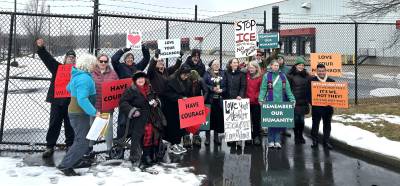 Faith leaders and advocates speak out against Chester ICE facility, despite reports saying the agency was not moving forward.