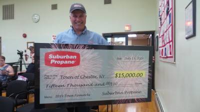 Suburban Propane contributes $15K to Chester's fireworks show