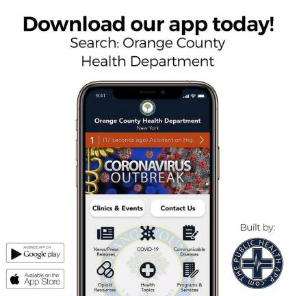 In response to the COVID-19 pandemic, Orange County's Health Department has released an innovative mobile app, which residents can download free of charge from the Google Play/Android and Apple app stores. The app provides up-to-the-minute alerts/push notifications with information about COVID-19 services, emergency Health Department issues, and programs offered by the Department.