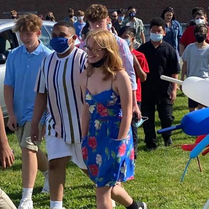 Goshen eighth graders recognized at annual Moving Up Ceremony