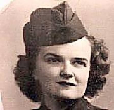 Suzanne J. Cullen during WWII.