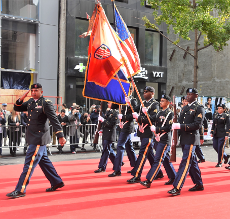 The 369th Sustainment Brigade, c.2021.