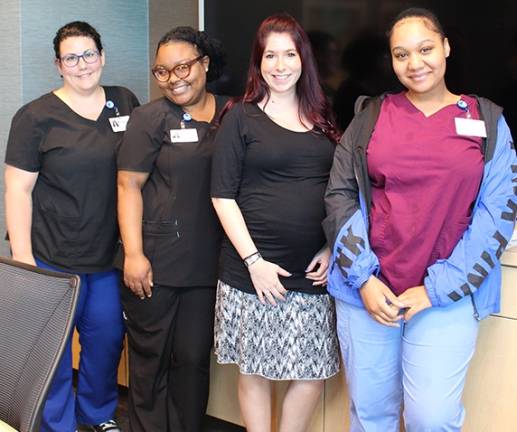 Provided photo Graduates from Crystal Run Healthcare's first Medical Assistant Training Program with their instructor, Diane Eull, LPN, Clinical Training Specialist. From left: Theresa Padget, Mariah Patteson, Diane Eull and Indirah Lattimore.