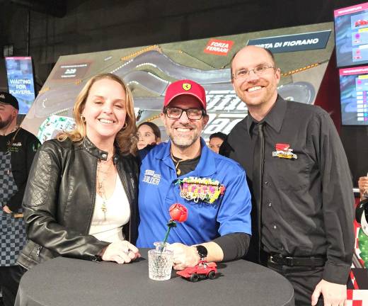 L-R: Jessica Callihan, senior construction project manager for LEGOLAND New York, Erick Spader, model shop manager at LEGOLAND New York and John Sullwold, senior communications manager for Merlin Entertainments.