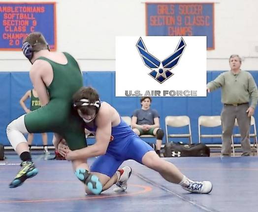 Josh Schmoyer (145 pounds) will look to enroll in the United States Air Force to serve his country.