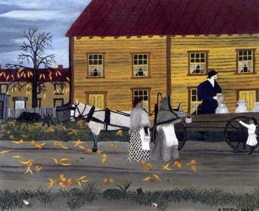 Horace Pippin's 'The Milkman of Goshen.'
