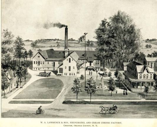 W.A. Lawrence Neufchatel and Cream Cheese Factory on Brookside Ave. in Chester