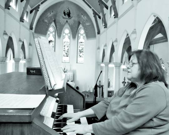 Carol Silvernail, whose beautiful voice landed her the role of Dorothy in the 1958 Goshen High School production of &quot;The Wizard of Oz,&quot; is now organist and choir director at St. John's Roman Catholic Church in Goshen.