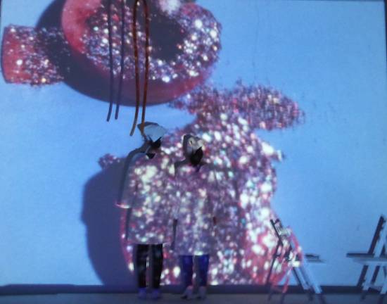 Performance art by Bob Whitman (Photo provided)