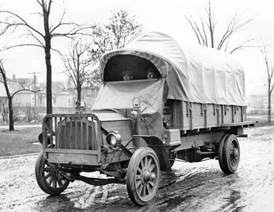 A supply truck of the Great War