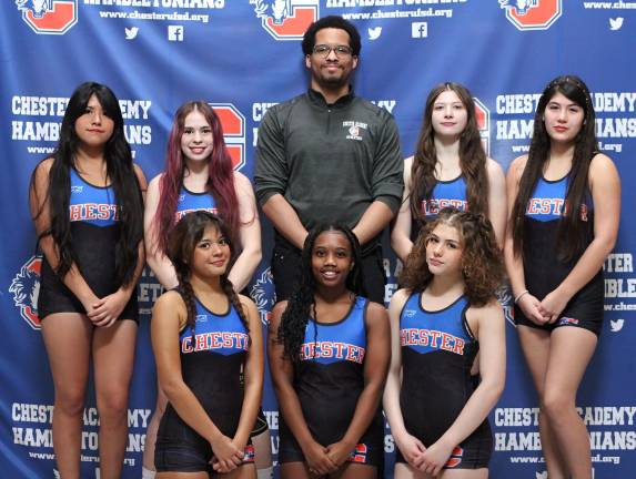 Chester Academey girls wrestling team.