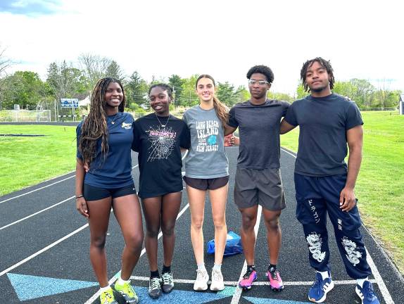 Left to right: Kutemba Chilufya, Zia Ohene, Zoe Arnett, David Collins Jr., and Mark Rhone.