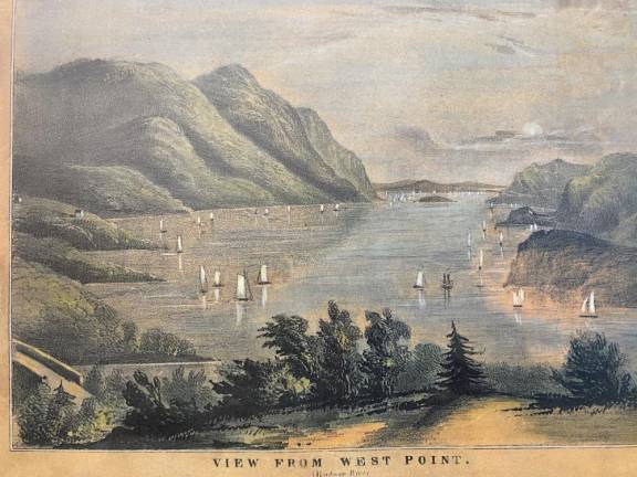A view of the Hudson River from West Point.
