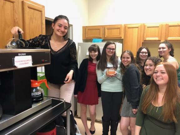 From left: Trish Ferguson, Madison Holmberg, Christina Whittel, Kelsie Keuerleber,&#xa0; Sofia Saul; front: Adriana&#xa0; Esposito, Laurel Rosario, Chelsea Dunley (Photo provided)